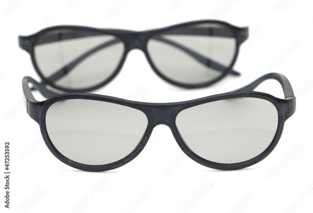 glasses on a white background glasses on a white background