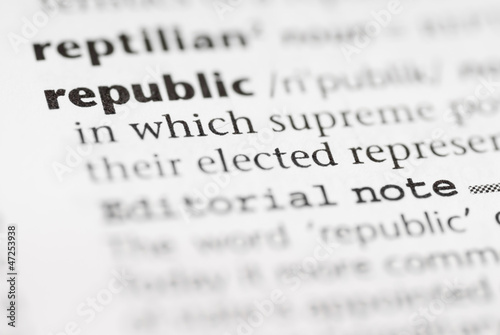 Macro Dictionary Word: Republic.