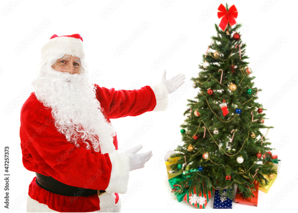 Santa Claus Presents Christmas Tree