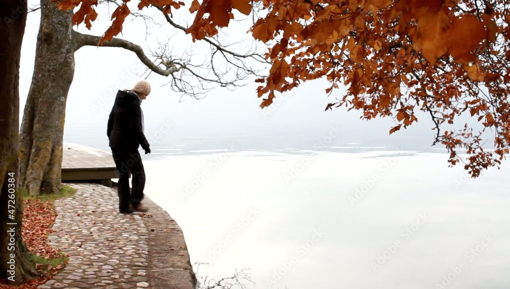 Promenade au bord du lac