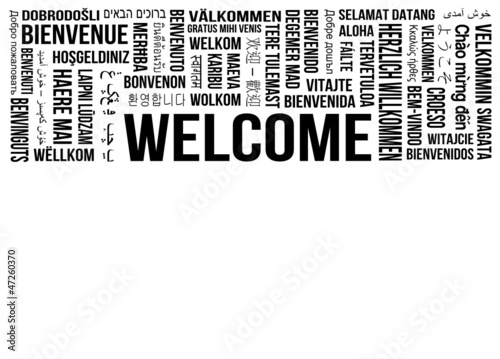 welcome banner #47260370
