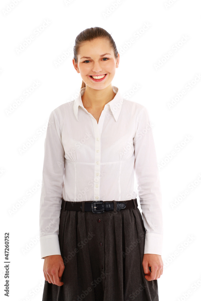 Portrait of a confident young woman standing Portrait of a confident young woman standing