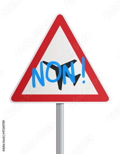 Panneau - Aeroport non 2