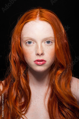 Wavy Red Hair