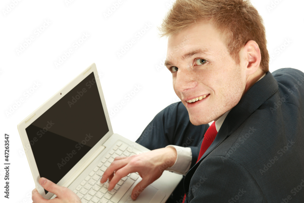 Portrait of a happy young businessman Portrait of a happy young businessman