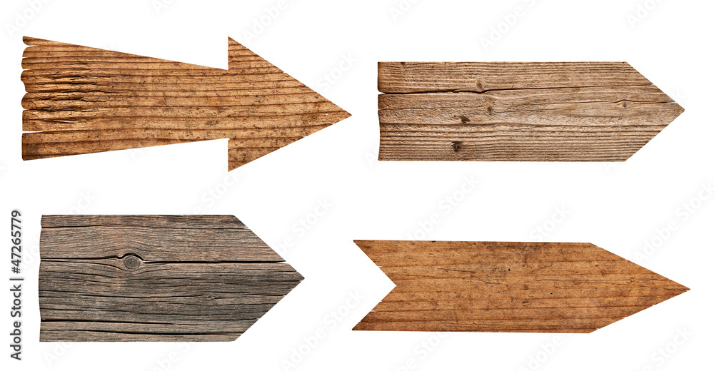 Obraz premium wooden sign background message