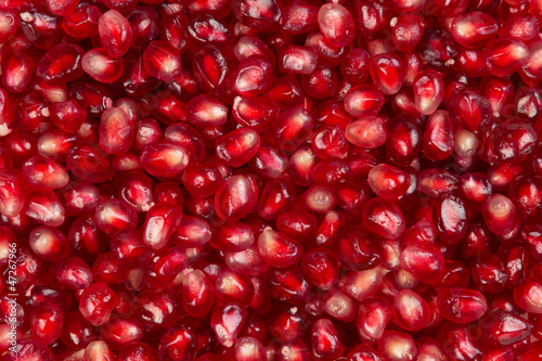 background from pomegranate seeds