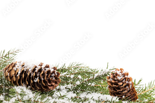 christmas ornament with cones