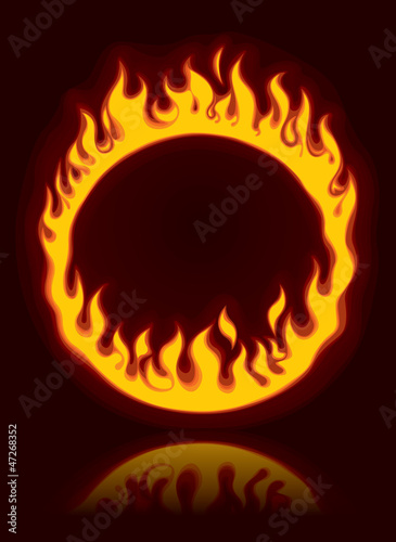 Fiery ring