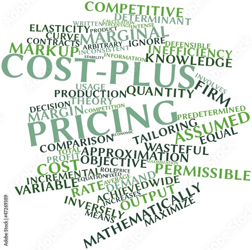 Word cloud for Cost-plus pricing