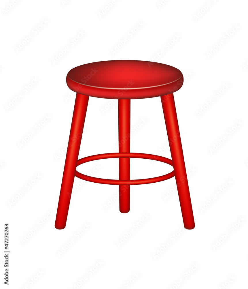 Retro wooden stool Retro wooden stool