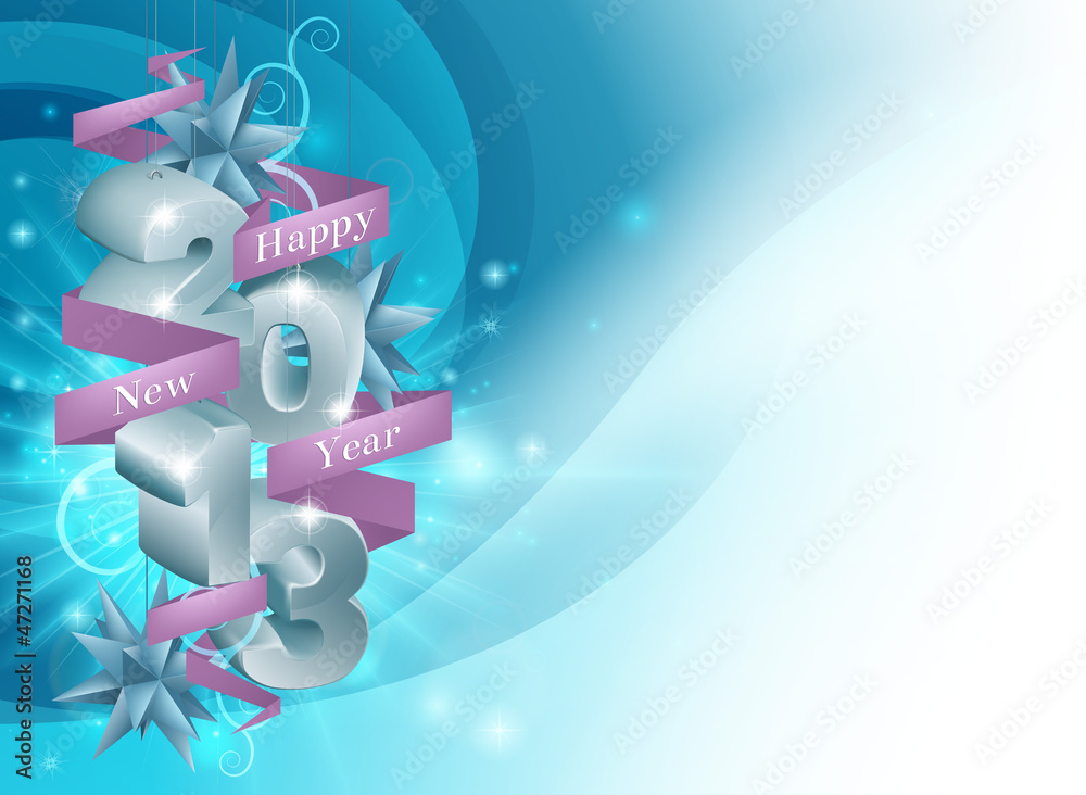 Blue Happy New Year Background Blue Happy New Year Background