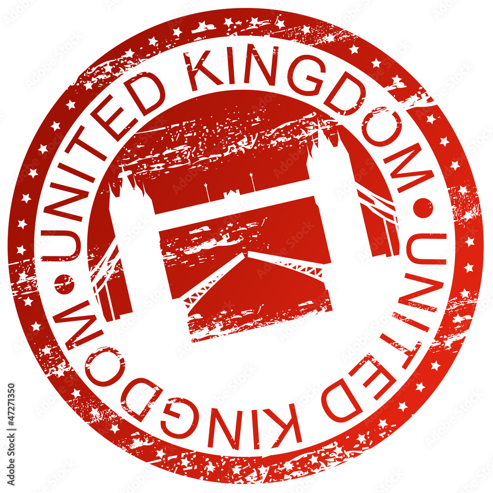 Fototapeta premium Carimbo - United Kingdom