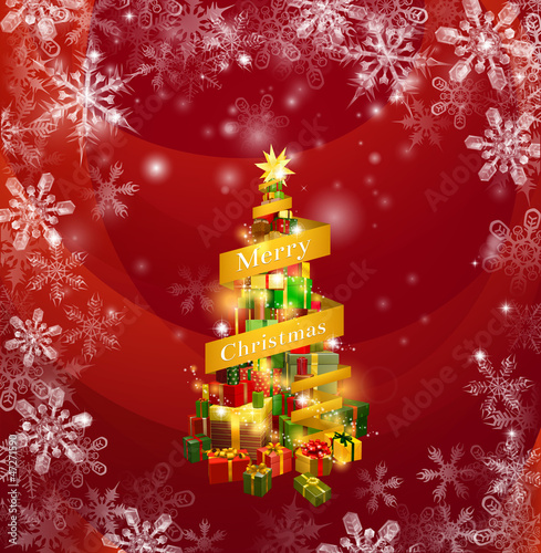 Christmas gifts snowflakes ...