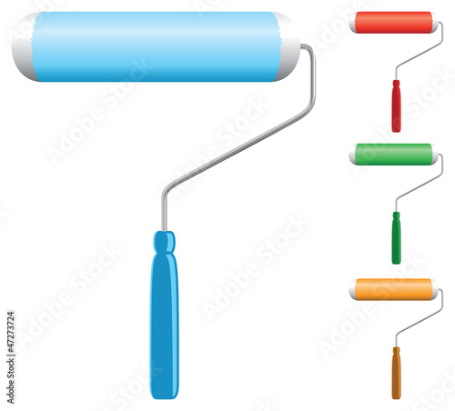 set of paint rollers