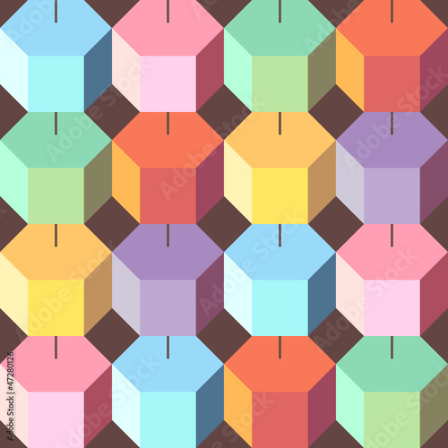 Vector background multi colored rhombus
