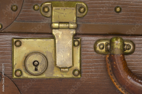 Fotografía ancienne serrure de valise