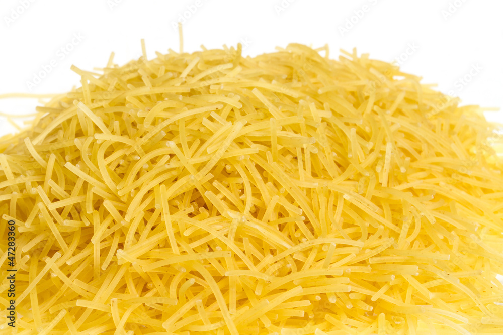 italian pasta (macaroni) isolated on white background italian pasta (macaroni) isolated on white background