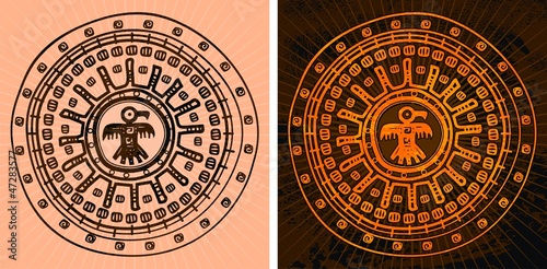 Aztec background