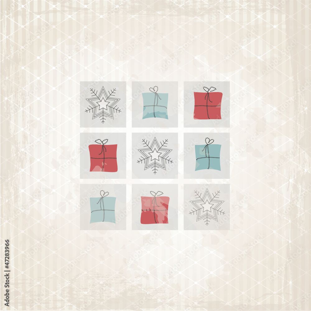 Weihnachtlicher Vintage Hintergrund