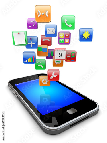 Smartphone apps icons