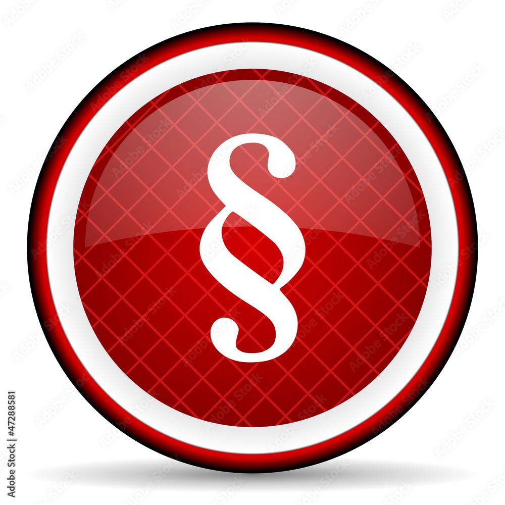 paragraph red glossy icon on white background paragraph red glossy icon on white background