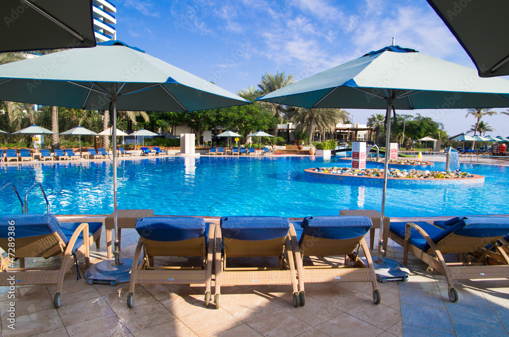 Obraz premium pool in hotel
