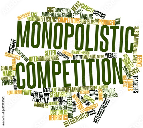 Word cloud for Monopolistic competition photo