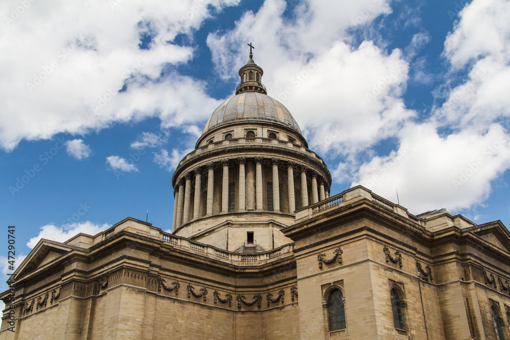 The Pantheon building in Paris