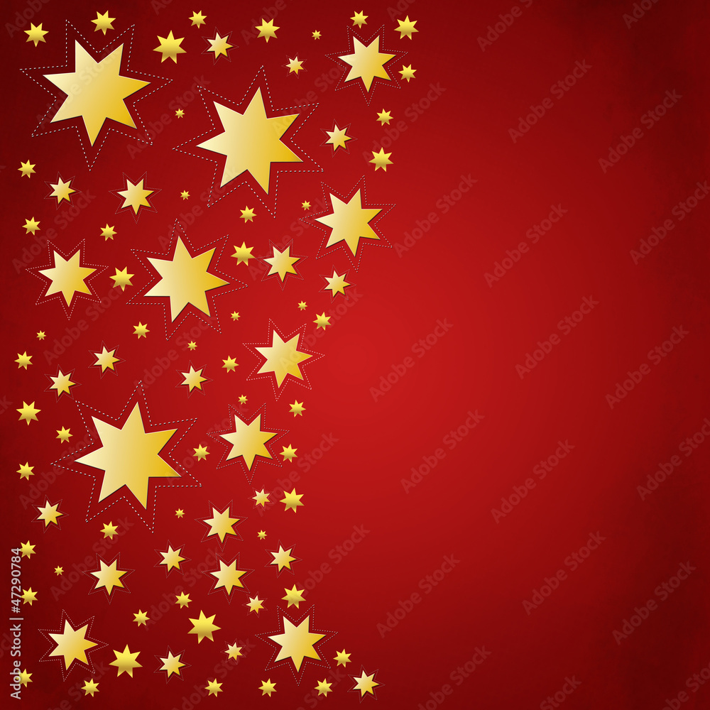Christmas background with golden stars Christmas background with golden stars