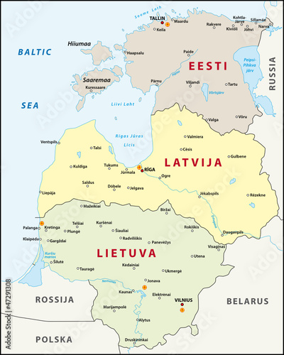 Baltikum, Baltische Staten