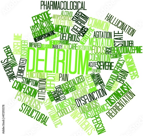 Word cloud for Delirium photo