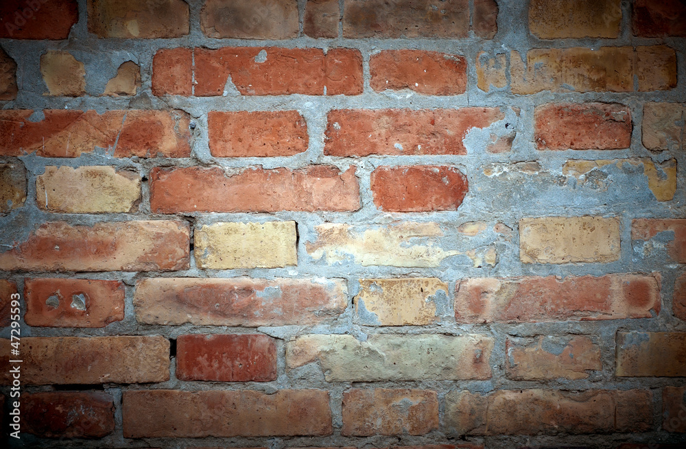 Fototapeta premium Background brick wall texture