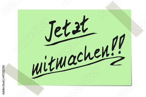 Jetzt mitmachen  #121201-svg003