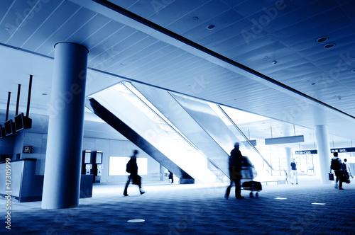 Interior of modern building