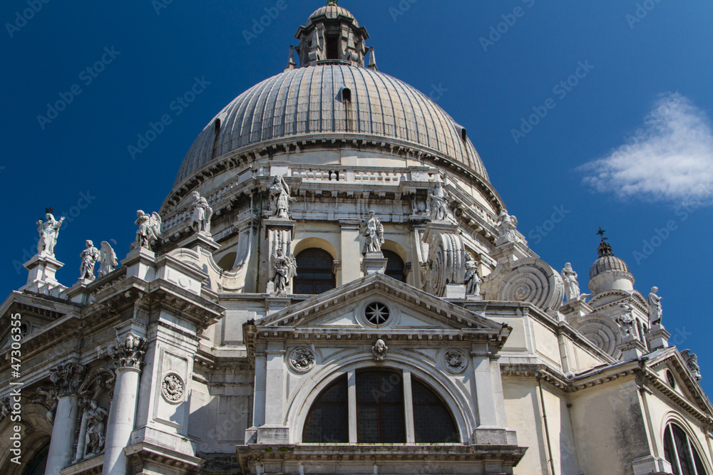 The Basilica Santa Maria della Salute in Venice