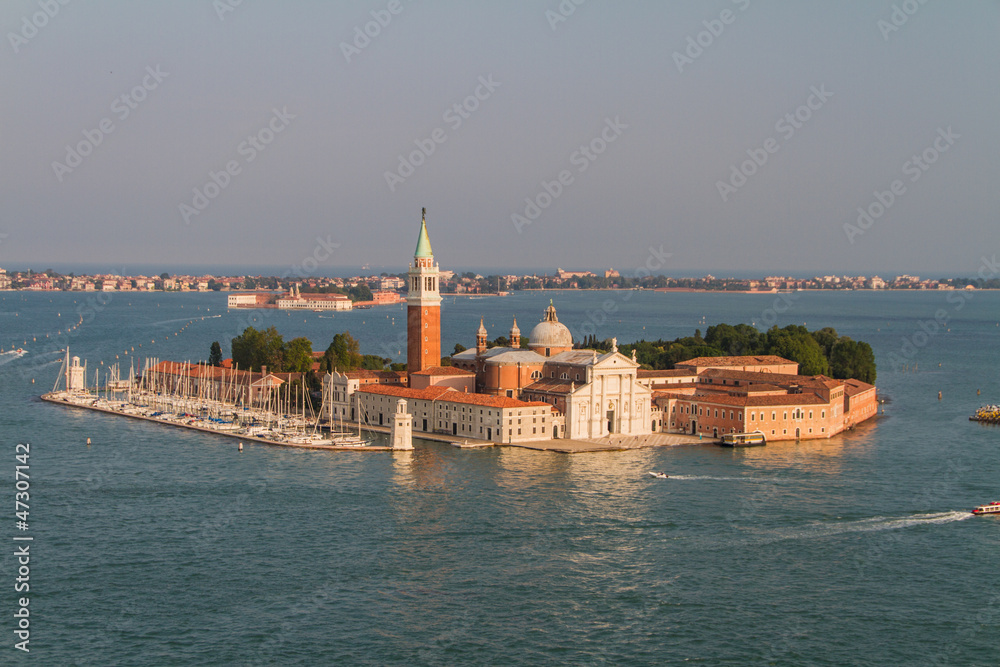 view of San Giorgio island, Venice, Italy view of San Giorgio island, Venice, Italy