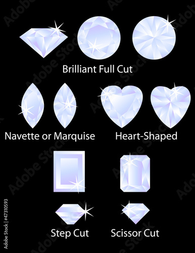 Different Gem Cuts Set 3