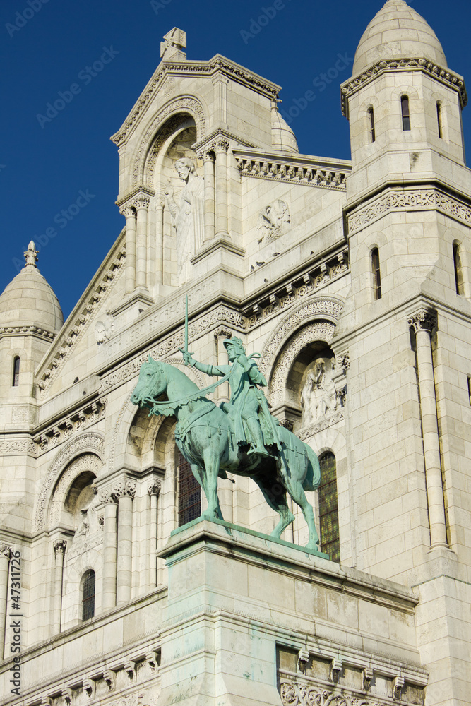 Sacre-Coeur, fragment, Paris, France