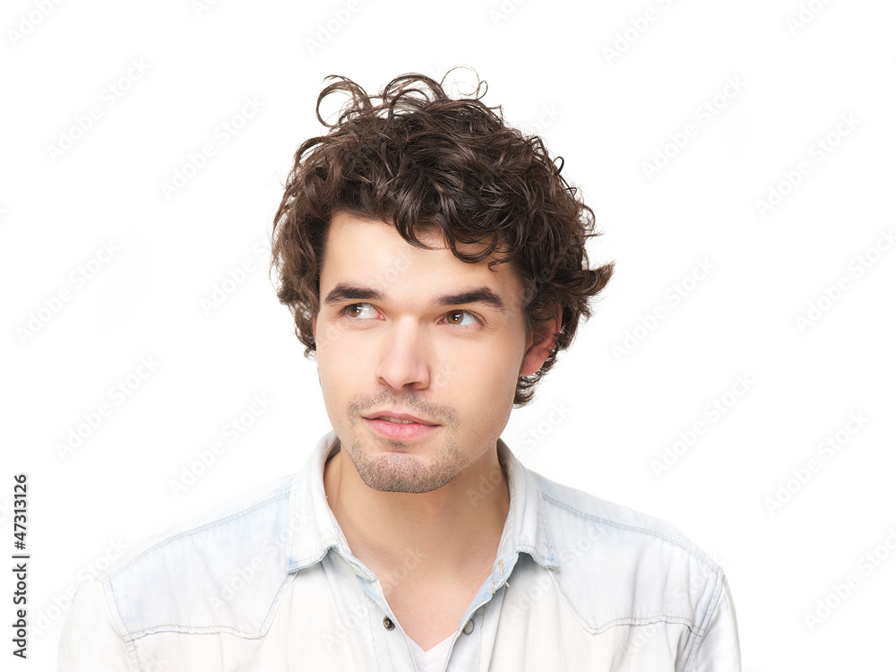 Horizontal Portrait of a Handsome Young Man Horizontal Portrait of a Handsome Young Man