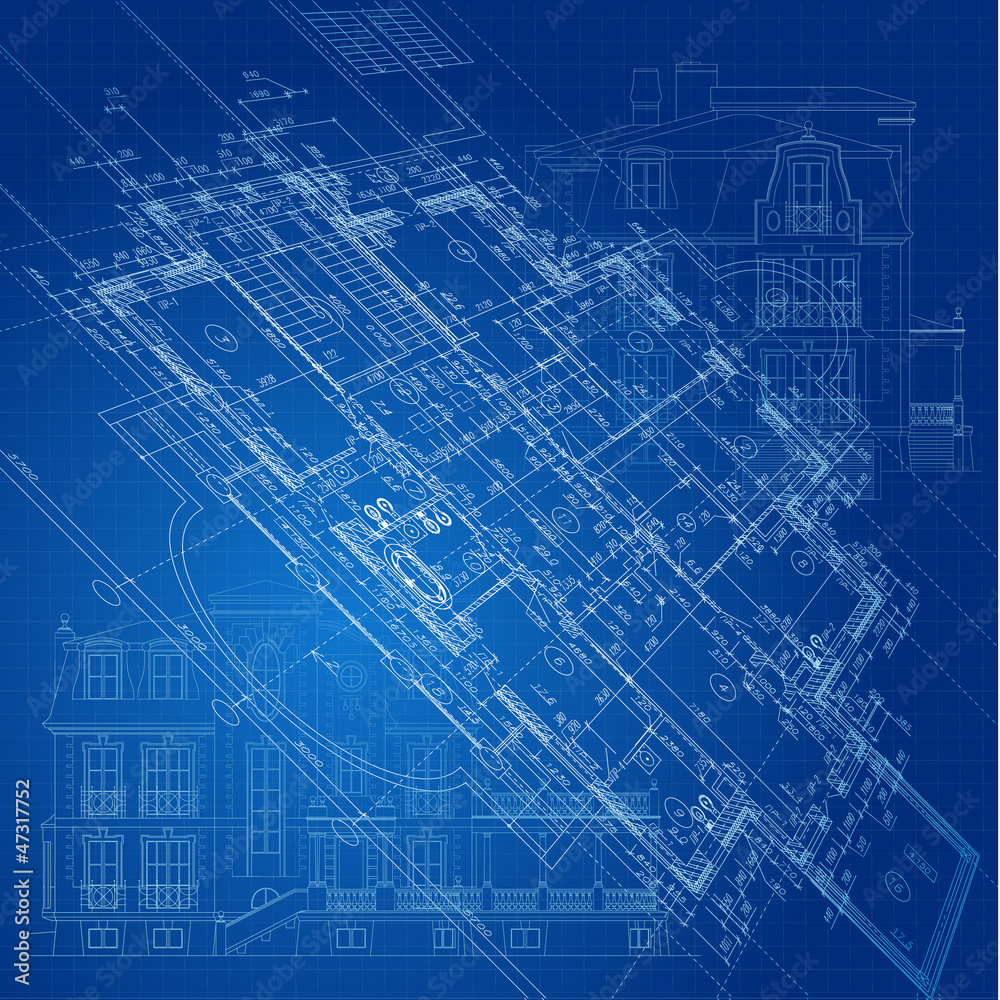 Architectural background. Part of architectural project Architectural background. Part of architectural project