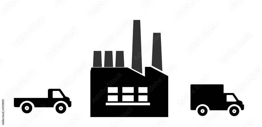 Obraz premium Logistique industrielle