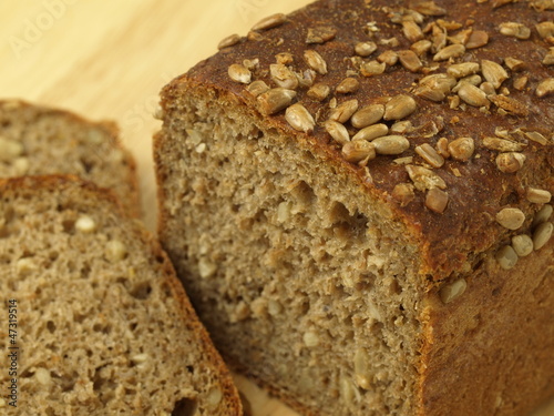 Wallpaper Mural Loaf of wholemeal bread, closeup Torontodigital.ca