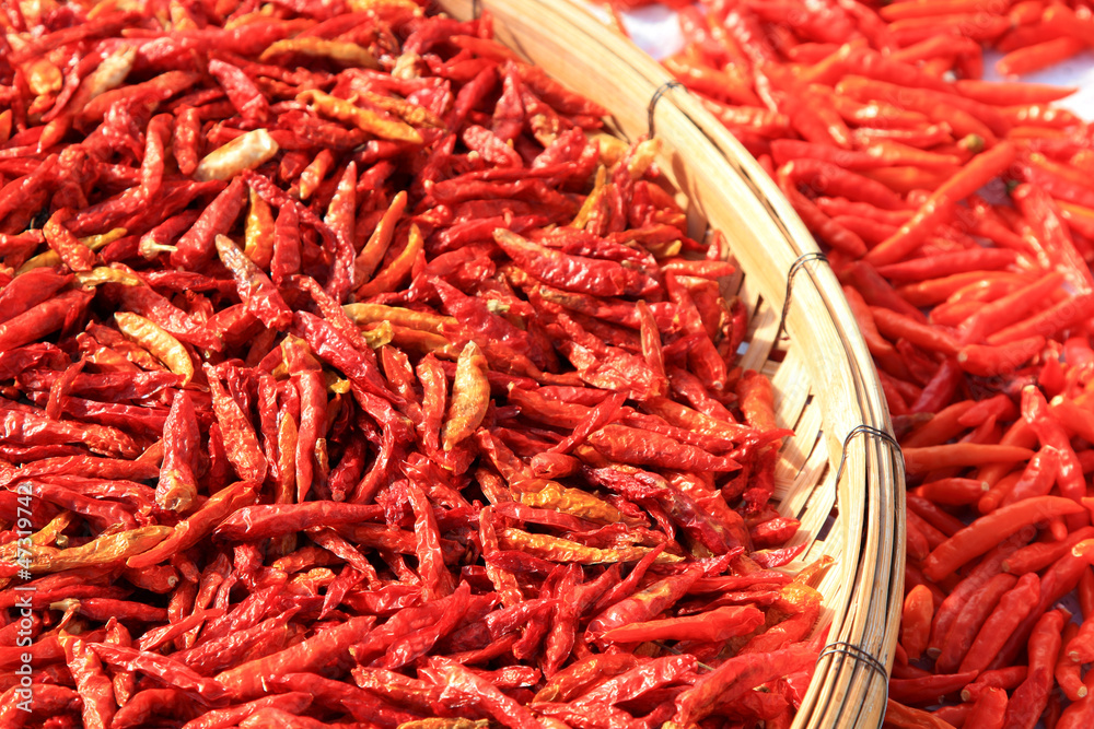 Red chili pepper dry Red chili pepper dry