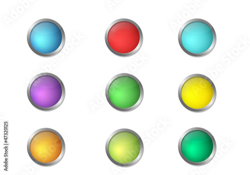 Free Download different color-buttons - GFXLoad