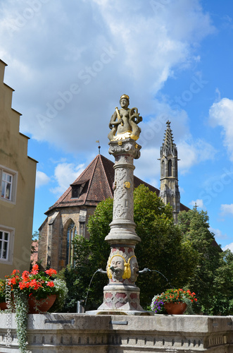 Rothenburg ob der Tauber,Fontana 2