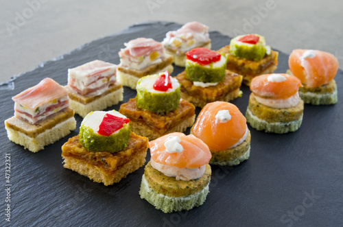 Plateau assortiment amuse bouche