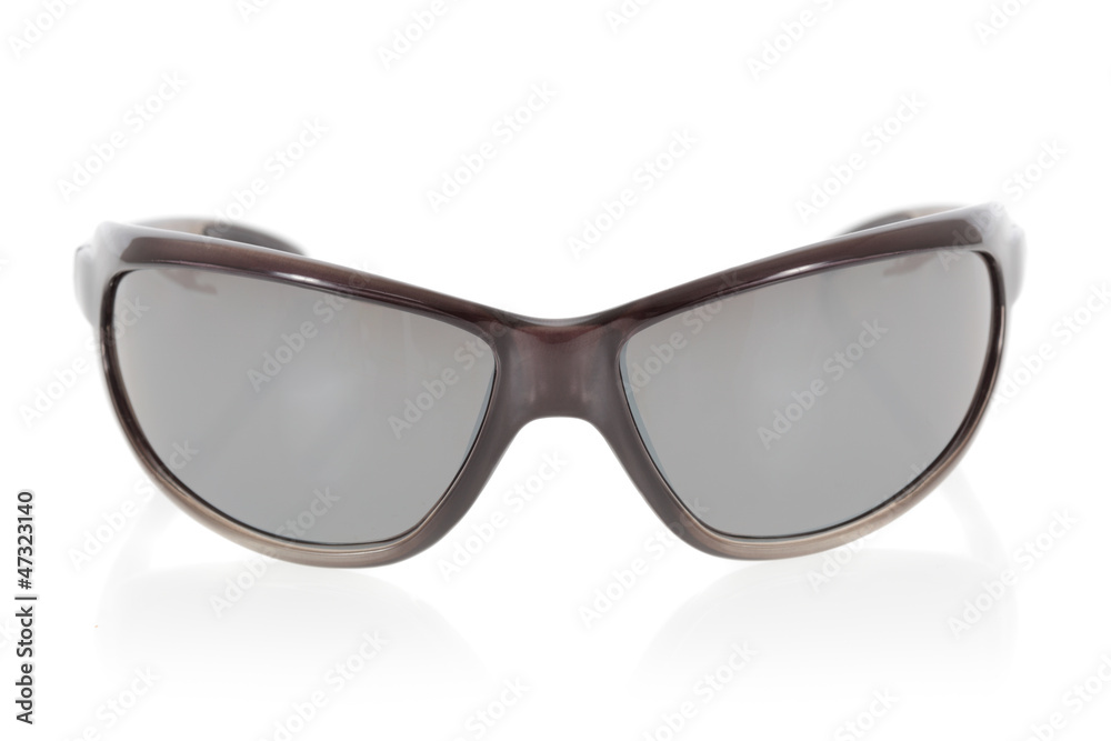 Sports sunglasses isolated on a white background. Sports sunglasses isolated on a white background.