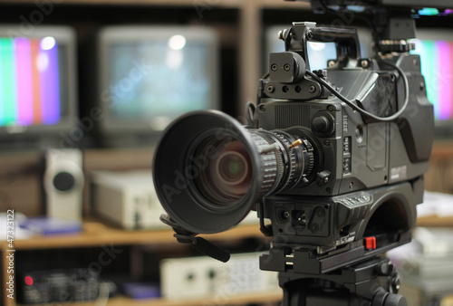 Profesional Camera on Television
