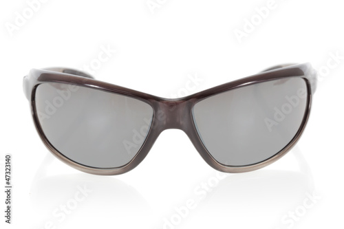Sports sunglasses isolated on a white background.